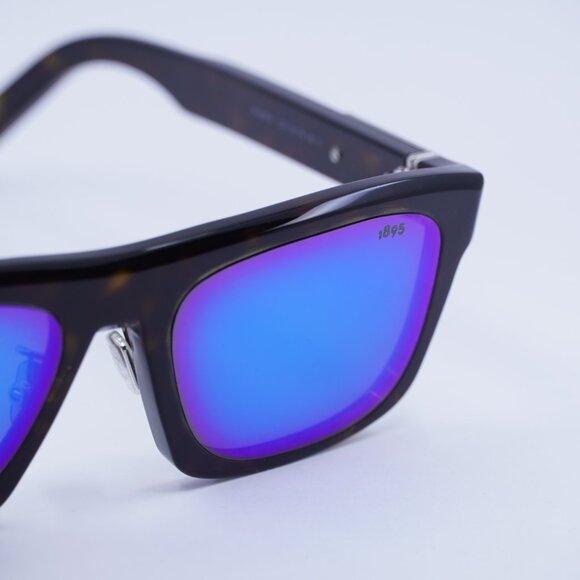 Berluti BL40003U 52X Sunglasses Havana Rectangle Frame, Blue Lenses - Picture 3 of 11